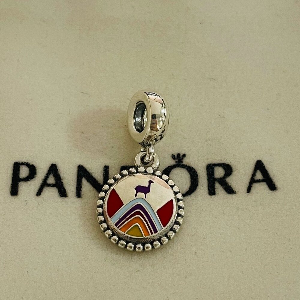 Pandora Peru Country Exclusive Vinicunca 7-Color Mountain Cusco Dangle Charm